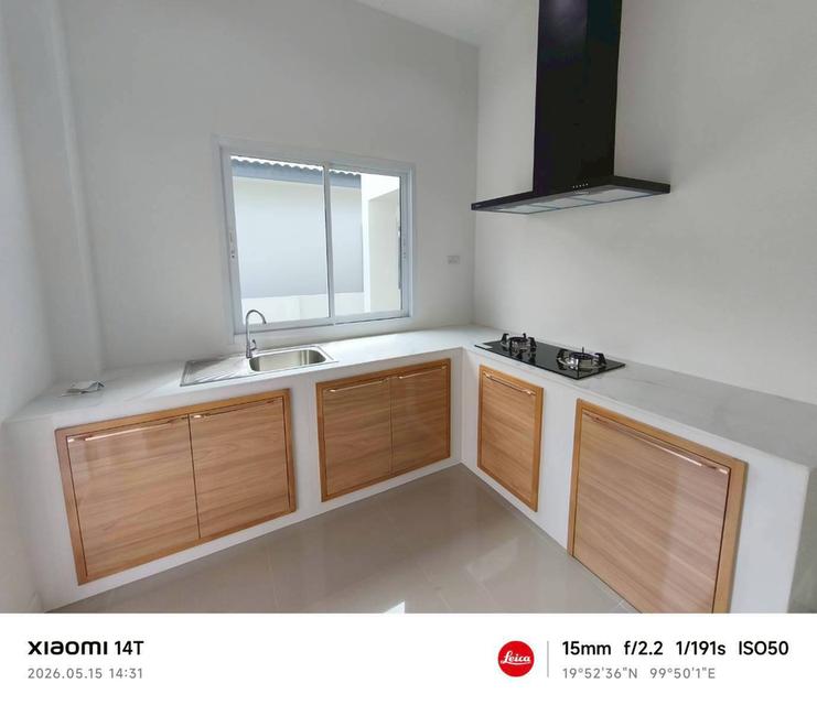 บ้านเดี่ยวสร้างใหม่พร้อมเข้าอยู่กลางเมืองเชียงรายทำเลไข่แดง 19
