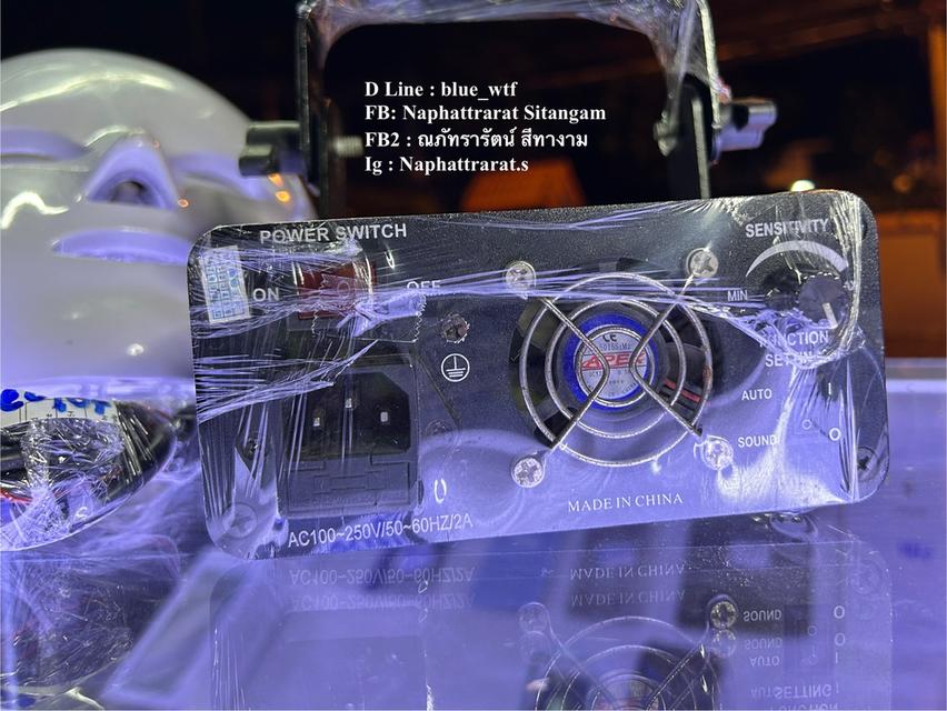 โปรเจคเตอร์เลเซอร์แสงที่DJใช้ทำแสงเป็นรูปร่างต่างๆในผับ สภาพดี สินค้าไม่มีตำหนิ ใช้งานง่าย 6