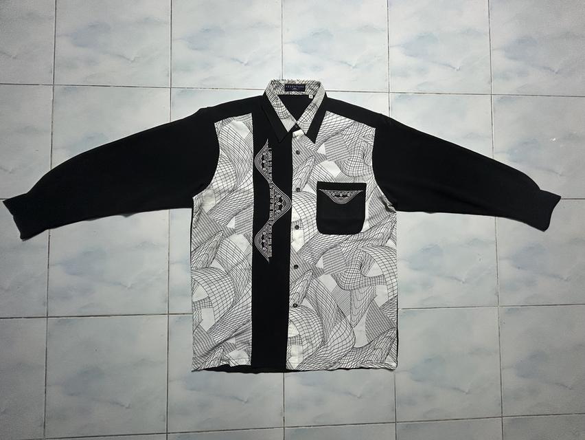 🏁 [JAPAN MARKET] เสื้อเชิ้ตแขนยาววินเทจแบรนด์ REDENTORE Collezione สไตล์อิตาลีดีไซน์ 🕶️ รูปที่ 3