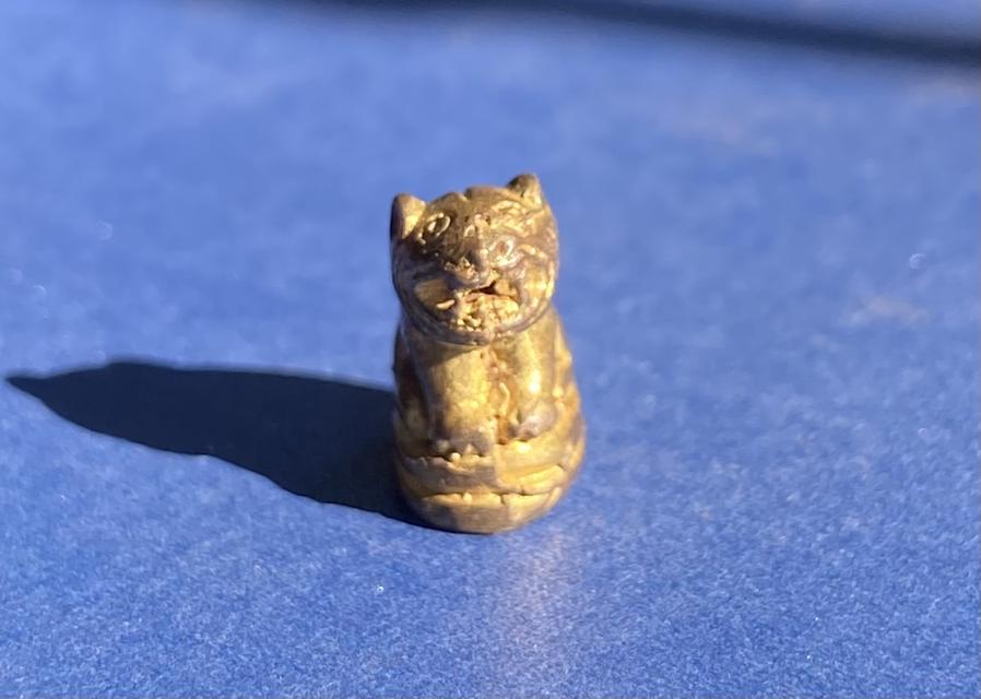 เสือจิ๋ว หลวงพ่อเพี้ยน วัดเกริ่นกฐิน จ. ลพบุรี รุ่น ๓ เนื้อทองเหลือง ปี ๒๕๕๒ รูปที่ 3