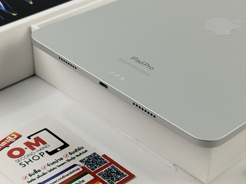 ขาย/แลก iPad Pro 11inch M2 Gen4 128GB Wifi Silver ศูนย์ไทย อายุ 5 วัน ใหม่มาก ประกันยาว แท้ ครบกล่อง เพียง 30,900 บาท  4