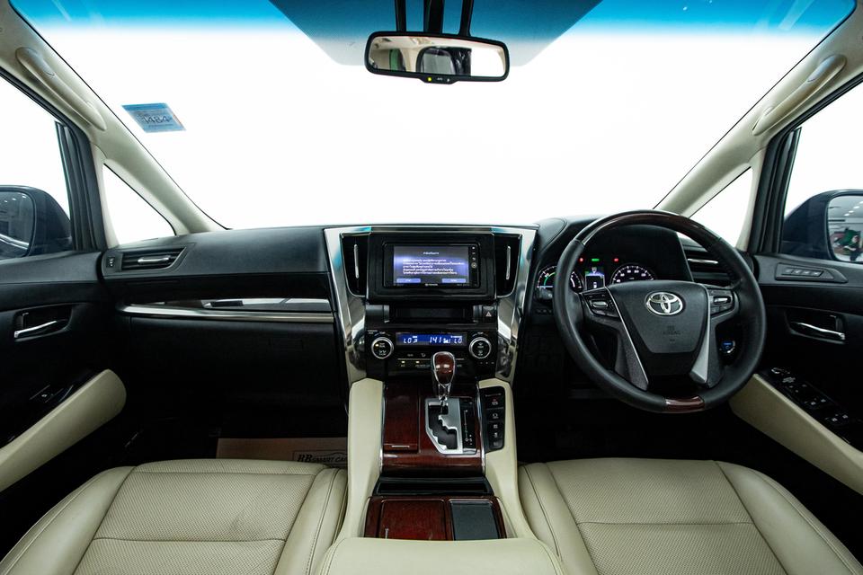TOYOTA ALPHARD 2.5 HYBRID ปี2015 สีดำ รูปที่ 8