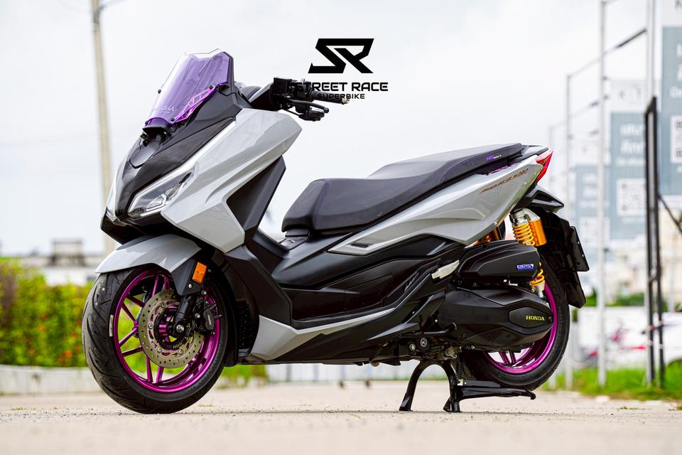 2024 Honda forza 350 rs ปี 2024 แต่งเต็มล้นคัน! 🔥 💥 ท่อ akrapovic / ไฟหรี่ bm + ไฟเลี้ยวในตัว เปลี่ยนสีได้ / ล้อสี powder coat 14