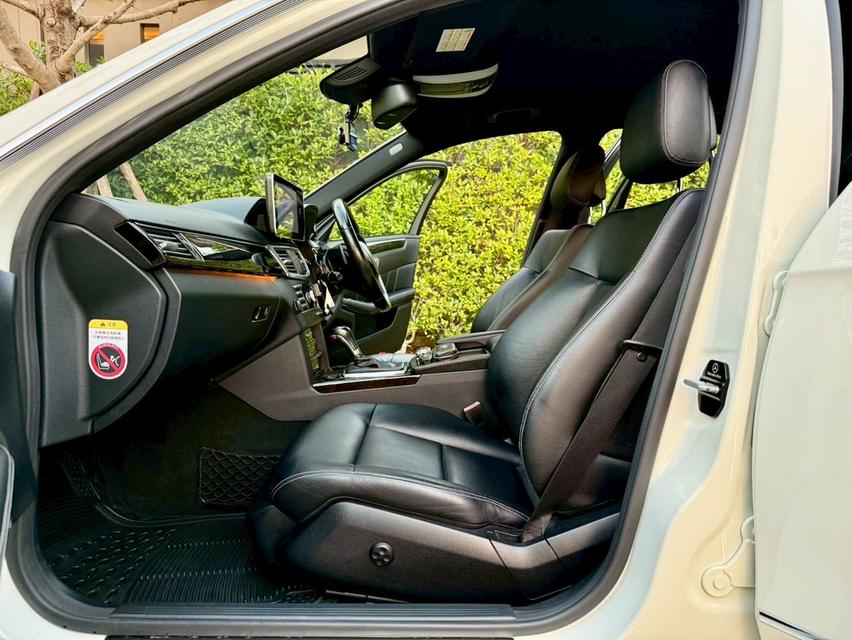 รหัสรถ AP4311 Mercedes-Benz #e200 #w212  ปี 2012 ชุดแต่ง AMG รอบคันจากโรงงาน สีขาว  6