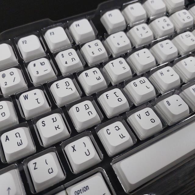 คีย์แคปภาษาไทย-EN Apple style XDA Profile PBT 5