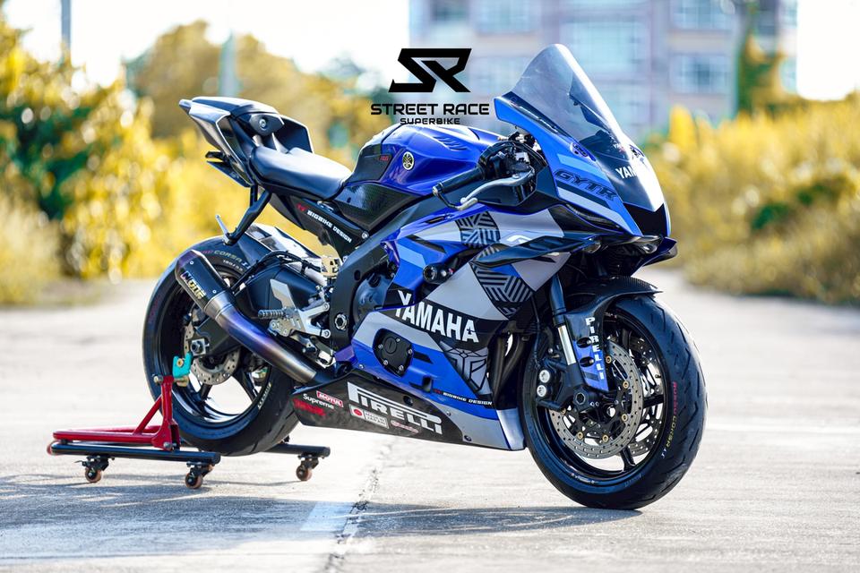2021 Yamaha yzf-r6 น้ำเงิน รถปี 2021 รถสวย มือเดียว ของแต่งท่วมๆ 4