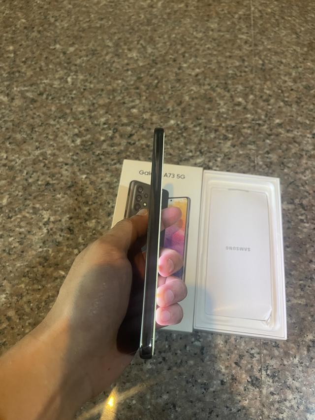 ขายSamsungA73 5G สีAwesome Gray 128กิ๊กสูนTrueมีกล่องสวยๆใช้งานดีถูกๆ 6