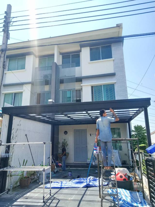 รับเหมา ต่อเติม โครงหลังคา กันสาด ห้องครัว เทพื้น ปูกระเบื้องครบวงจร 0950920028 รูปที่ 17