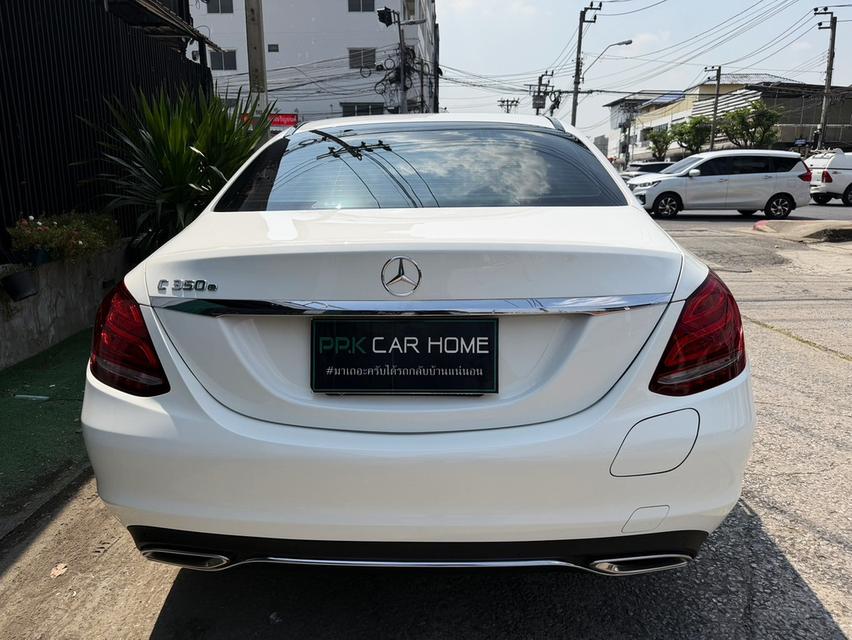 2018 BENZ C350E มือเดียวป้ายแดง เช็คศูนย์ตลอด ไมล์น้อย รูปที่ 6