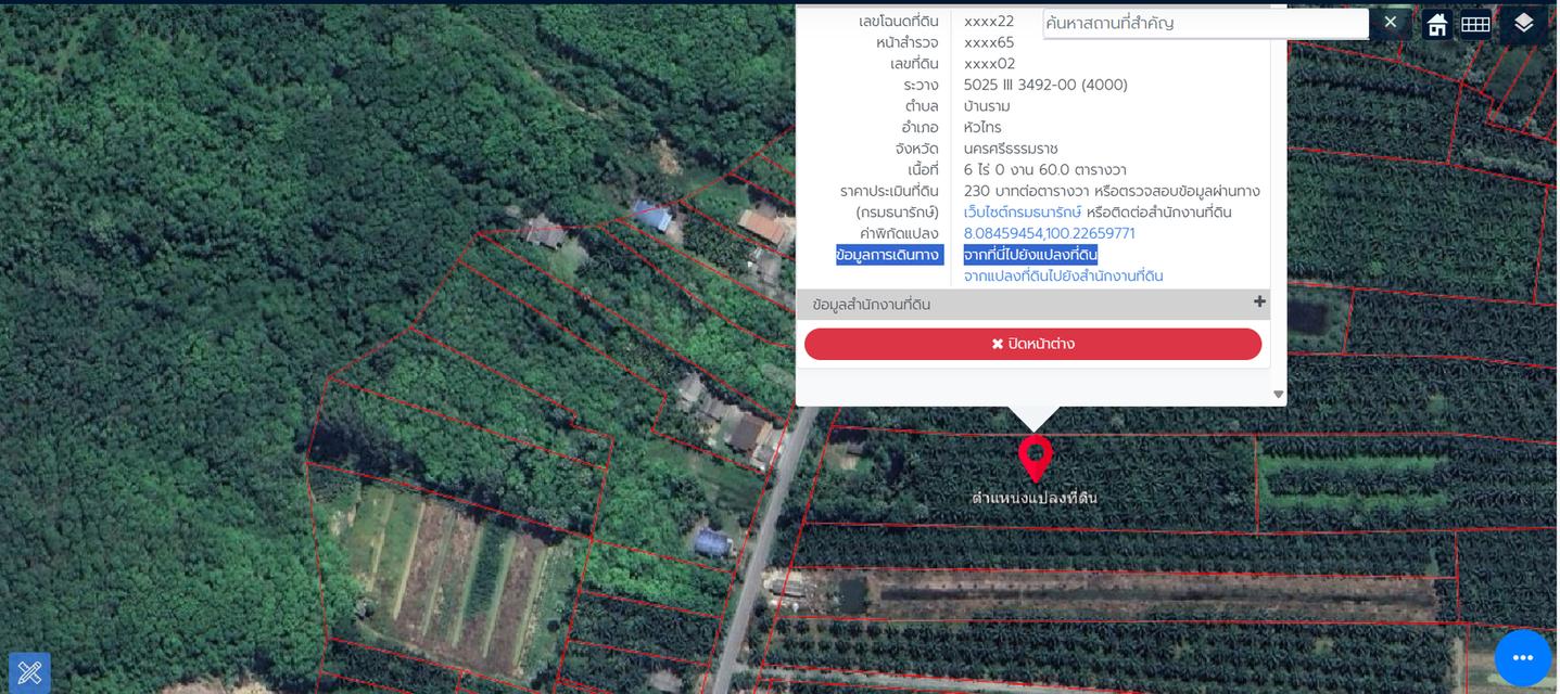 🌴ด่วน! ขายที่ดิน 6ไร่ นครศรีธรรมราช  พร้อมสวนปาล์ม ถมที่แล้ว น้ำไม่ท่วม  2