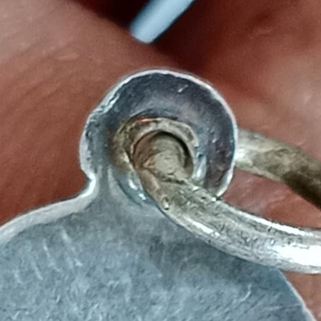 เหรียญเงินลงถม หลวงพ่อเดิม วัดหนองโพธิ์ นครสวรรค์ รูปที่ 3