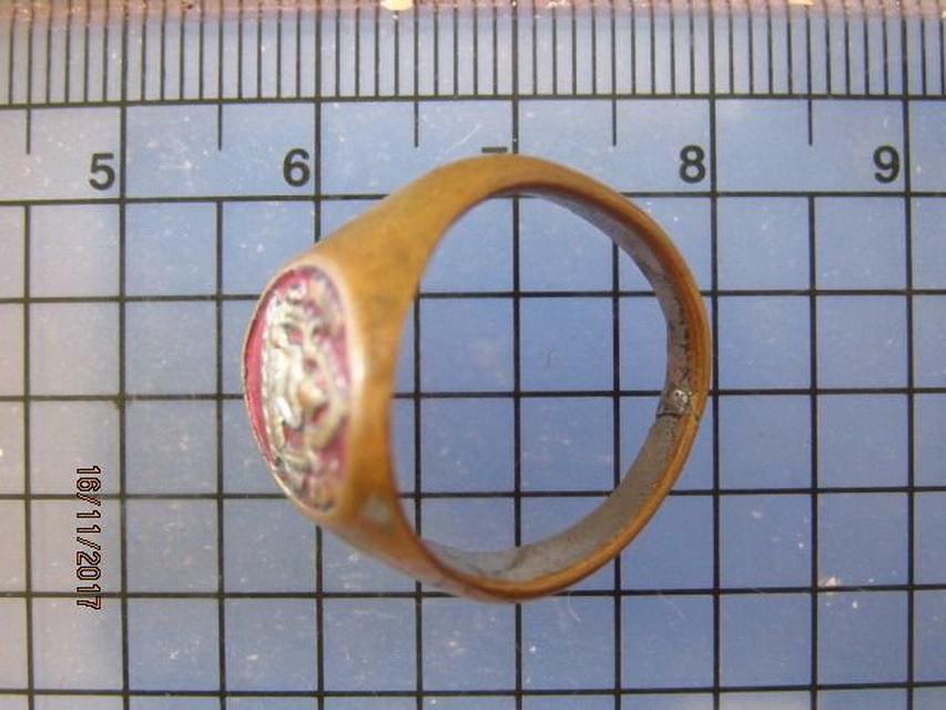4924 แหวนพระพุทธชินราช ลงยาสีแดง จ.พิษณุโลก 3
