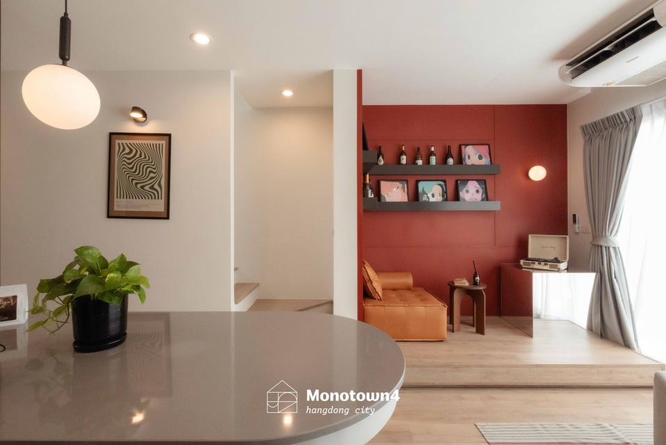 บ้านโซนหางดงเชียงใหม่ โครงการ Monotown 4 ทาวน์โฮม 3 นอน ฟังก์ชันครบ มีคอร์ตยาร์ดและสวนส่วนตัว ใกล้กาดฝรั่ง 5 นาที 3