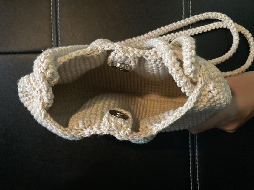 กระเป๋าถักเชือกฟอกนิ่ม