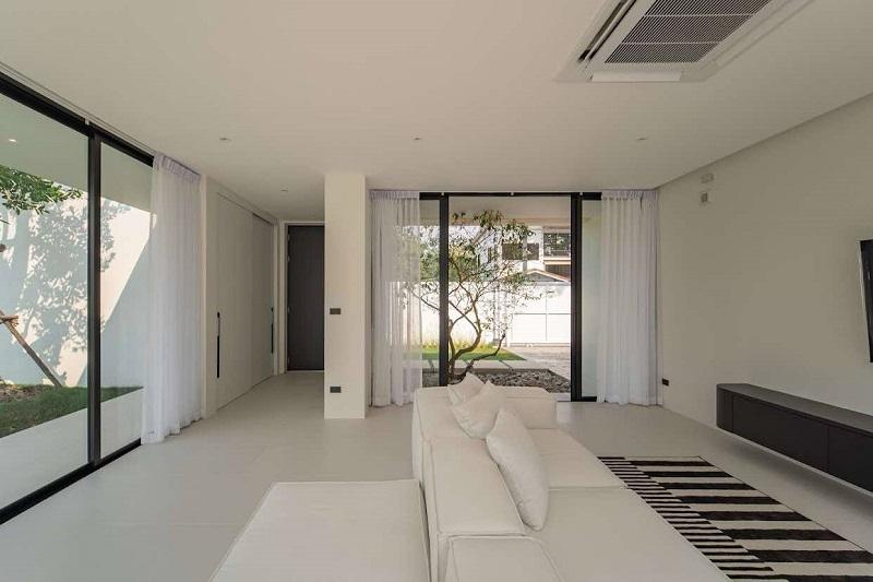 ขายบ้านเดี่ยวสร้างใหม่สไตล์โมเดิร์น pool villa ขนาด 378 ตรว วิวดอยสุเทพ หางดง เชียงใหม่. 12