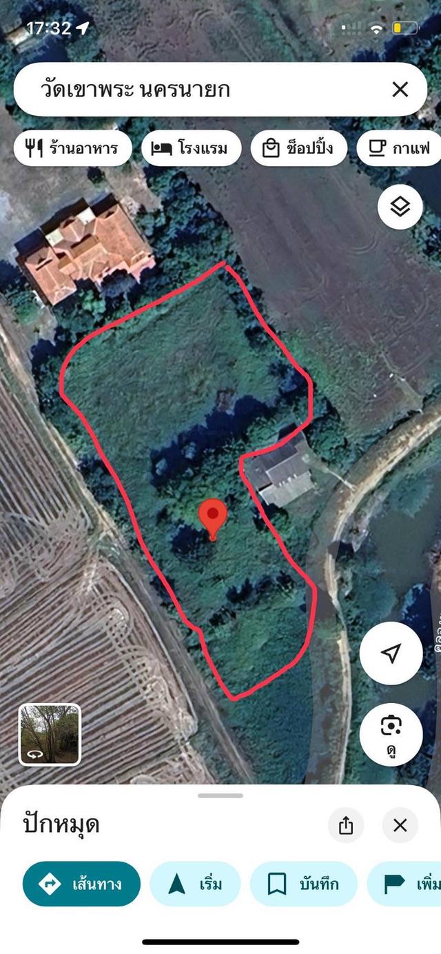 ขายที่ดินเปล่า นครนายก อ.เมือง 1 ไร่ 3 งาน 58 ตร.ว. ทำเลดี ติดคลอง ราคา 1.9 ล้าน 13