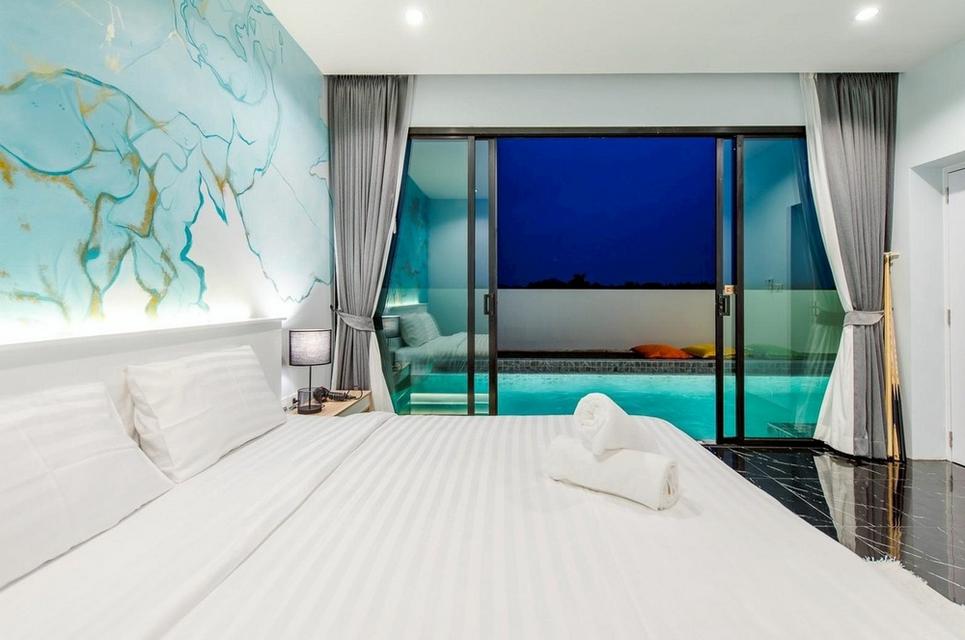 La Mer Pool Villa Hua Hin พูลวิลล่าหัวหินสุดหรู 100 ตารางวา 4 ห้องนอน 4 ห้องน้ำ ตกแต่งพร้อมเข้าอยู่ 7