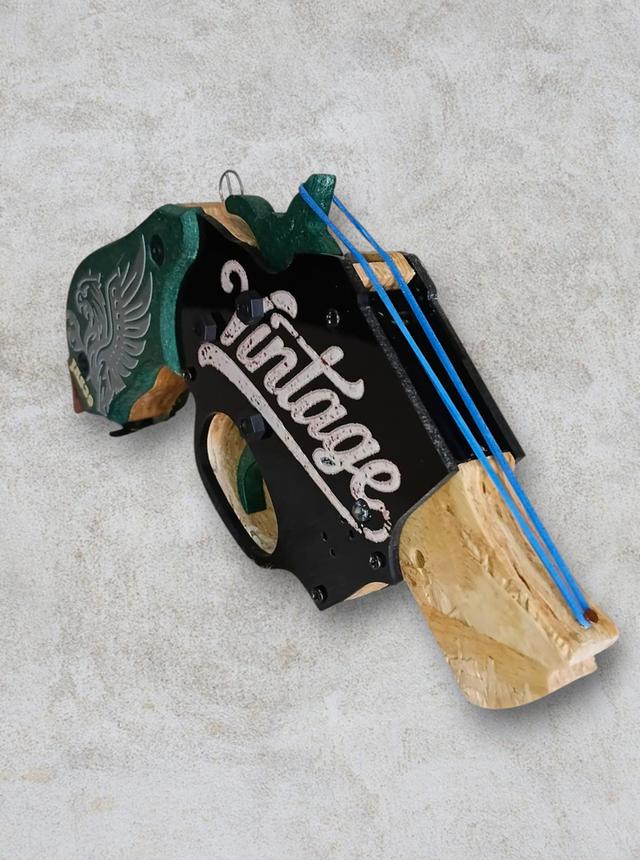 ปืนยิงยางที่ฟังเพลงได้ S-01 Vintage Rubber Band Gun with MP3  Player รูปที่ 2
