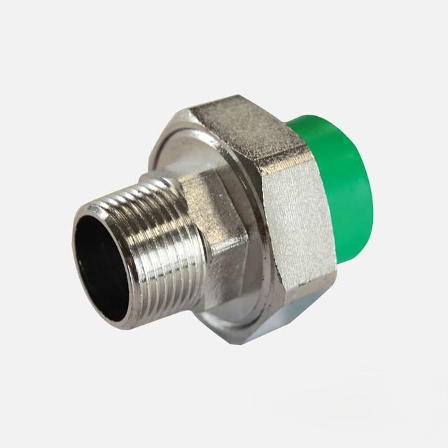 PPR ยูเนี่ยนเกลียวนอก male brass union  01+106