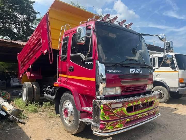 ขาย ISUZU 6 ล้อดั้มพ์ เครื่อง195 แรง FTR 