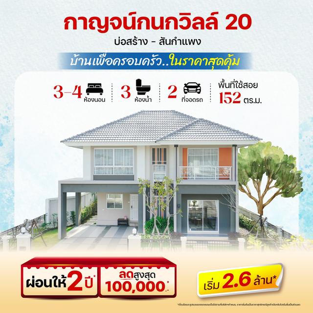 𝙆𝙖𝙧𝙣𝙠𝙖𝙣𝙤𝙠 𝙑𝙞𝙡𝙡𝙚 𝟮𝟬 บ่อสร้าง-สันกำแพง 1