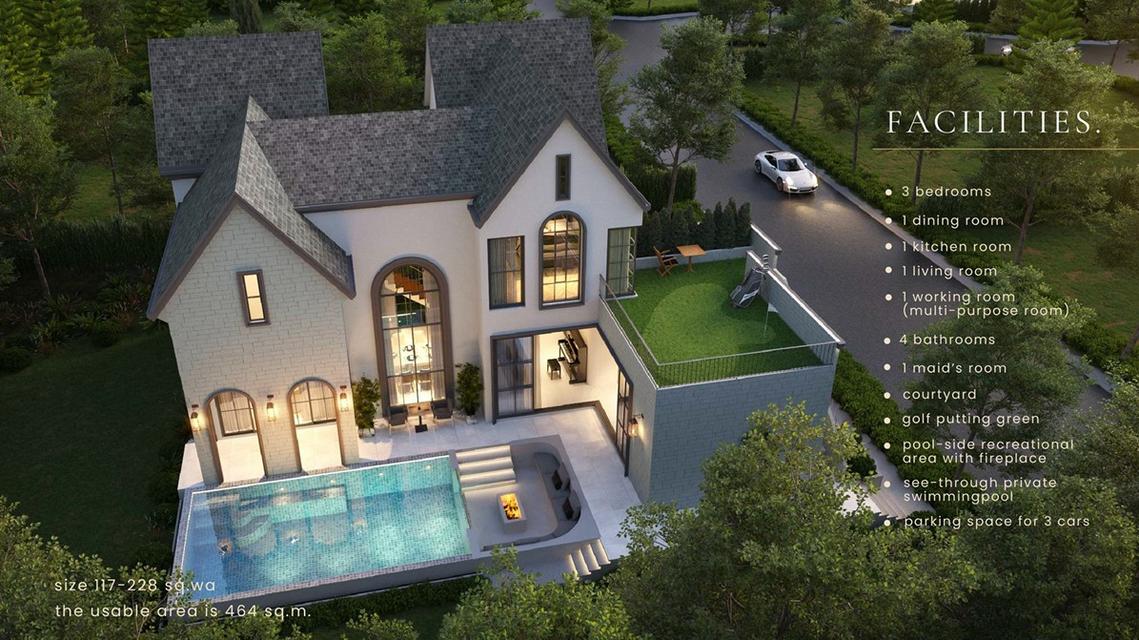 Oxygen Grand Hills Khao-Yai โครงการบ้านจัดสรรเพื่ออยู่อาศัยและลงทุนปล่อยเช่าระยะยาวบนพื้นที่ทำเลทองเขาใหญ่ที่เรียกว่าทองหล่อเขาใหญ่ 6