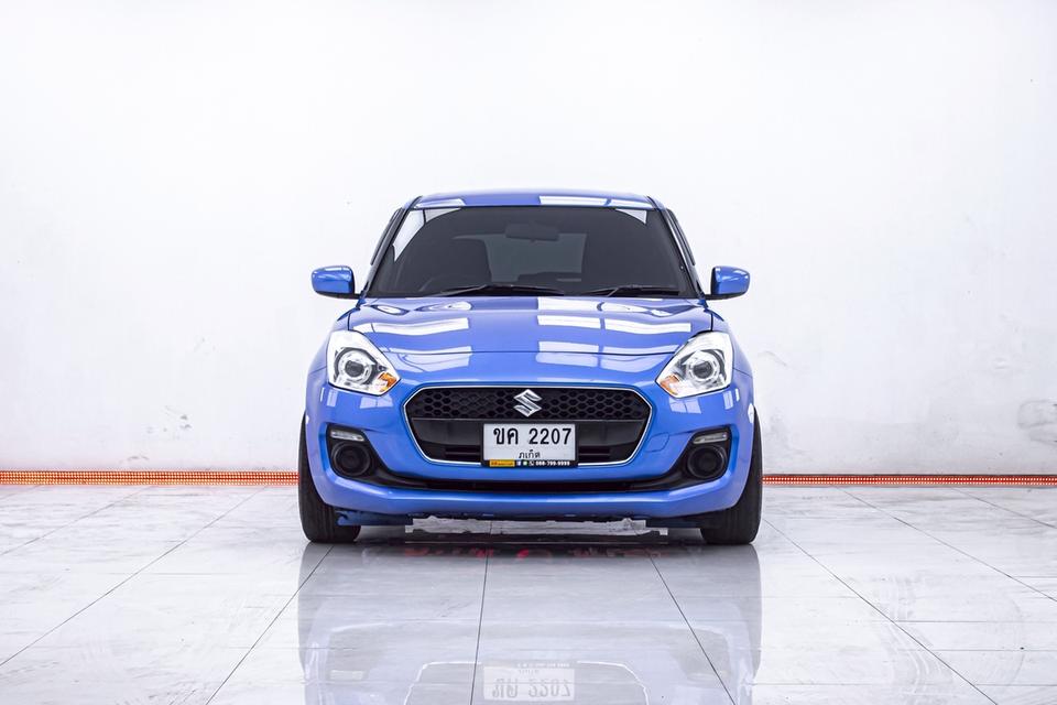 SUZUKI SWIFT 1.2 GL AT 2019 - ไมล์น้อยมือเดียว 45,000 (A+)Swift โฉมใหม่ สีฟ้าแต่งหล่อ ล้อซิ่ง ประหยัด 20 km/L รูปที่ 2