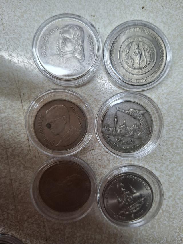 เหรียญ5เก่ากาญจนา.เรือหงษ์.เหรียญ2บาทพระเทพ