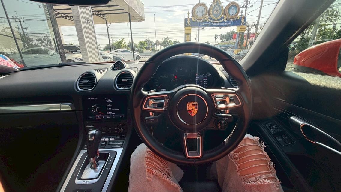 2016 PORSCHE 718 BOXSTER 2.0 Turbo สี Lavaorange เลขไมล์เพียง 53,XXX KM หลังคาผ้าใบสีดำ รถสวย ออฟชั่นล้น รถผลิตปี 16 รูปที่ 20
