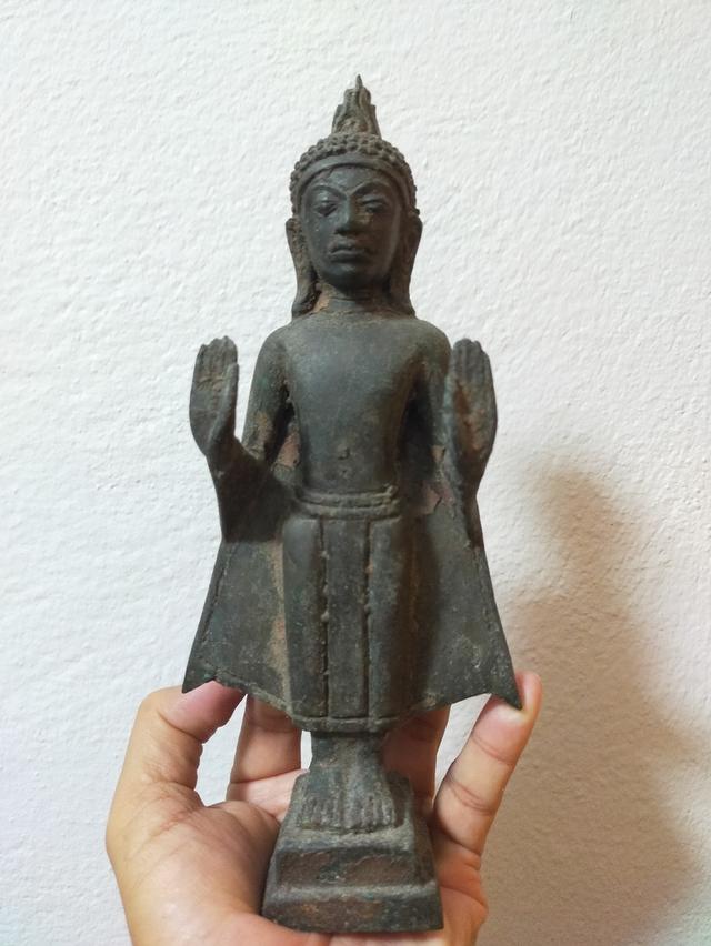 พระบูชาปางยืนเก่า ไม่ทราบที่