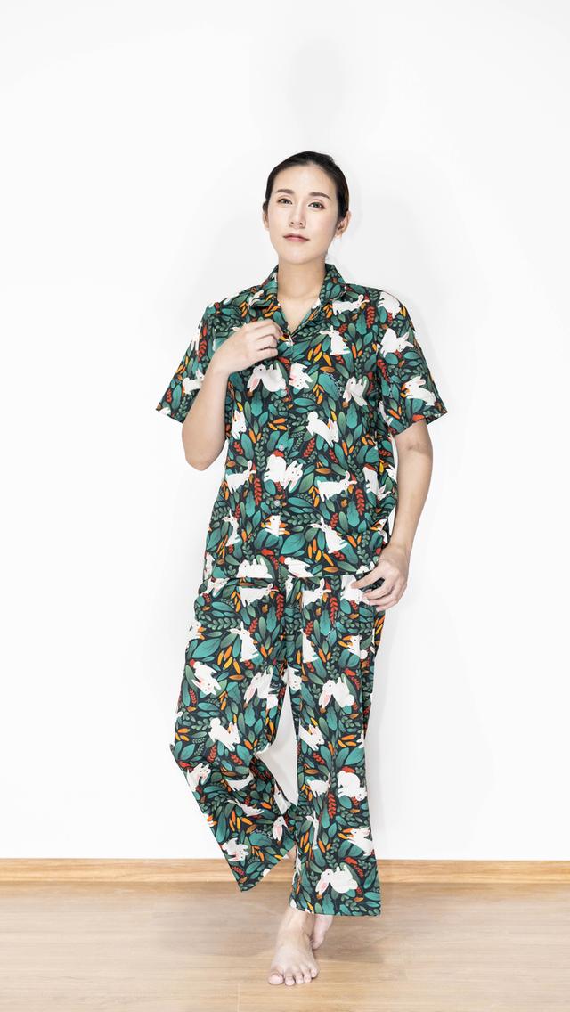 ชุดนอนผ้าไหม​ silk satin