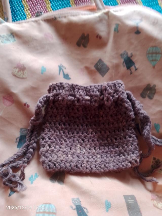 กระเป๋าไหมพรม เชือกฟอกมือสอง