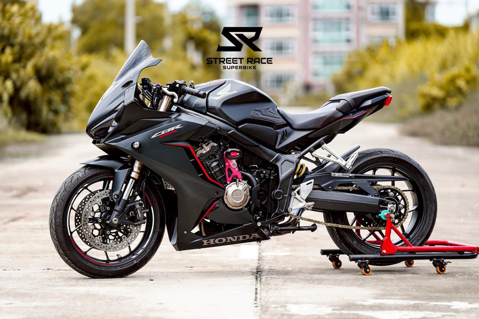 🔥 เข้าใหม่! Honda CBR650R ปี 2020 ดำ-แดง 🔥 🏍️ รถสวย ทรงสปอร์ต หล่อกำลังดี ของแต่งครบ พร้อมขี่กลับบ้านทันที! 8
