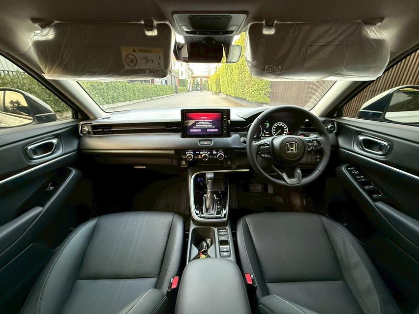 Honda HRV eHEV  EL ปี24 สีขาว Premium ♨️สวยสุดในรุ่น มือเดียว สภาพป้ายแดง ไมล์ 10,xxx โลแท้ เข้าศูนย์ทุกระยะ 10