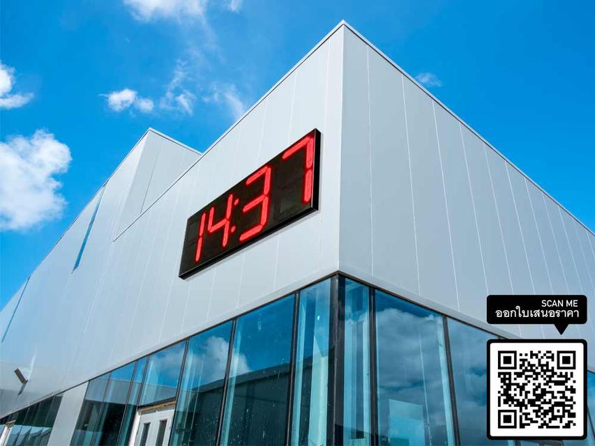 Digital Clock นาฬิกดิจิตอล นาฬิกาโรงงาน นาฬิกาขนาดใหญ่ 6
