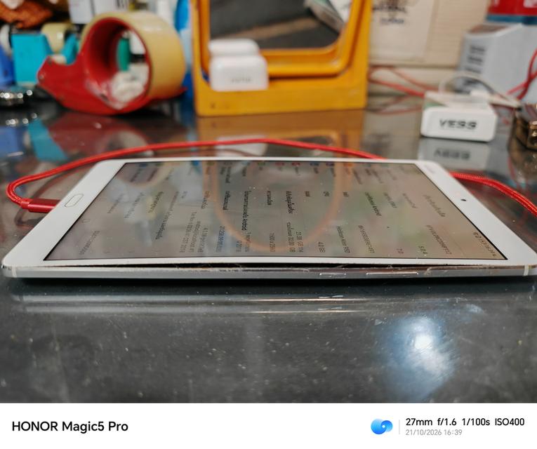 ​[ขายตามสภาพ] HUAWEI MediaPad M3 RAM 4/32GB ใส่ซิมไดโทรได้ สภาพสวย จอดี สแกนนิ้วได้ปกติ (แบตบวม) รูปที่ 9