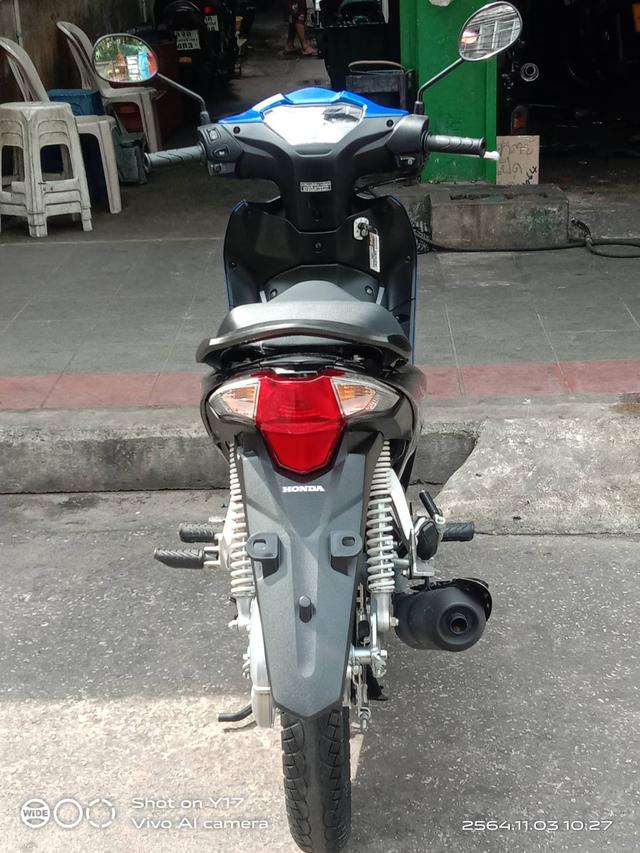 Honda Wave110i 2021 สีน้ำเงิน-เทา