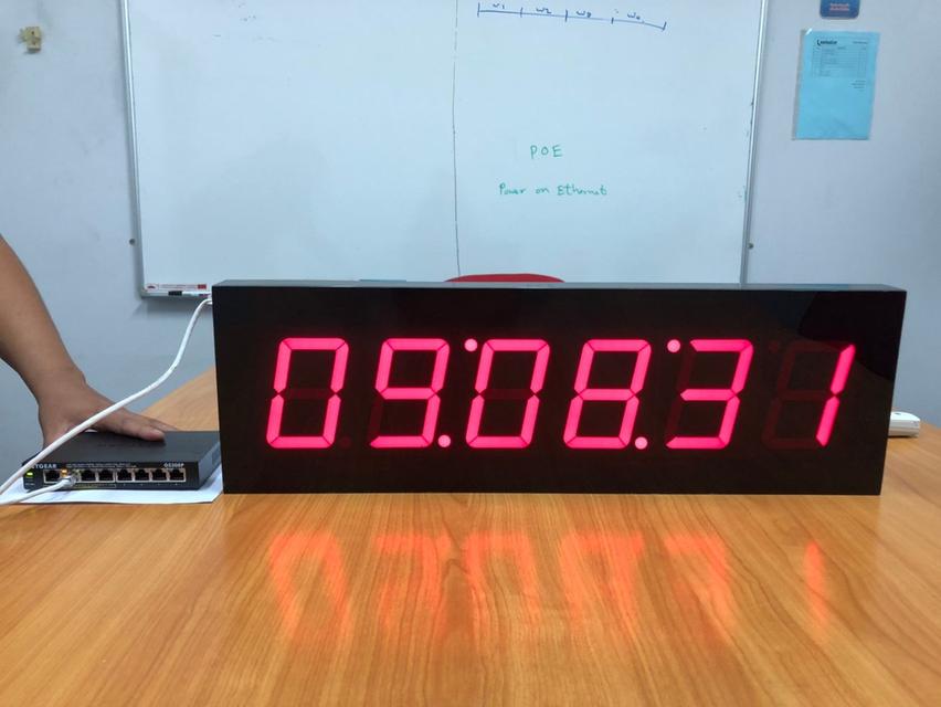 นาฬิกาดิจิตอลสำหรับโรงงาน สถนที่ต่างๆ