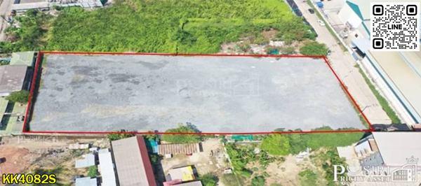 ที่สวยเทพ 3.5 ไร่ พื้นที่สีม่วง สร้างโรงงานได้ทุกประเภท ถมพร้อมใช้ พร้อมรั้ว 50% เทรลเลอร์สบาย ใกล้ ถ.เอกชัย และ พระราม 2 เพียง 1 กม. - KK4082S 4