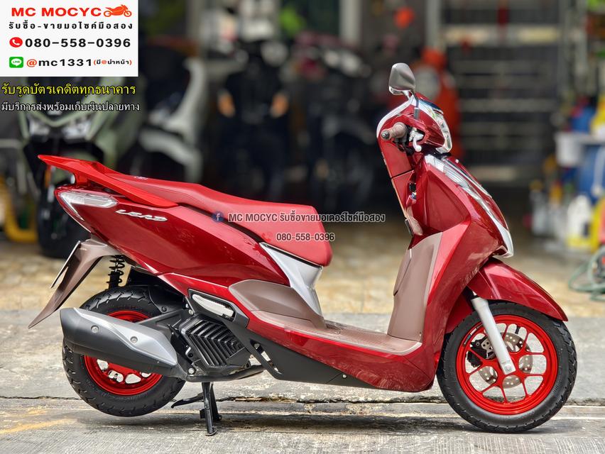 Lead 4v สีแดง 2023 วิ่ง1000โล รถบ้านแท้มือเดียวเครื่องท่อเดิมๆ สีสวยใหม่มาก No1167