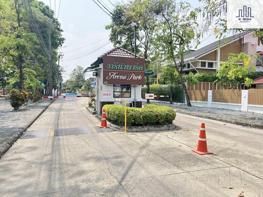 ขายบ้านแฝด 2 ชั้น 36 ตร.ว อารีน่าพาร์ค ชวนชื่นซิตี้ คู้บอน 27 ใกล้สวน ราคาถูก ทำเลดี ใกล้แฟชั่นไอส์แลนด์ 3