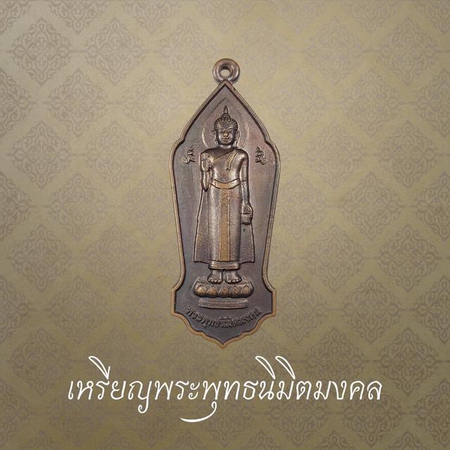 เหรียญพระพุทธนิมิตมงคล รุ่นชีวิตไม่ล้ม วัดเขาแดง จ.นครนายก