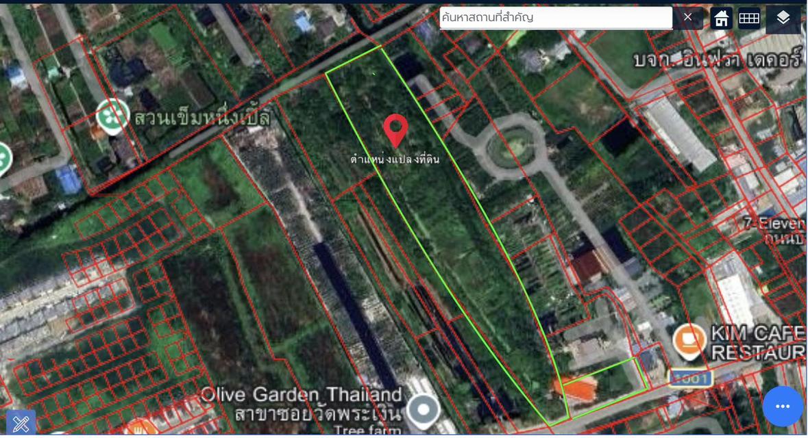 ขายที่ดิน 10 ไร่ 76 ตร.วา ซอยวัดพระเงิน บางกรวย นนทบุรี ทำเลดี ติดคลอง 1