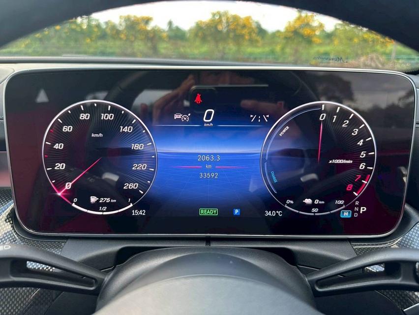 Mercedes Benz C350e AMG W206 ปี 2022 จด 2024 สีดำ เบาะแดง 15