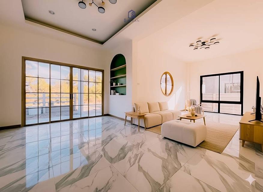 📌 บ้านสิริกาญจน์ บ้านที่เหมาะกับการพักผ่อนหลังเลิกงาน รายล้อมด้วยธรรมชาติ ทุ่งนาสีเขียว ✅เฟอร์นิเจอครบพร้อมอยู่  ✅บ้านชั้นเดียว ที่ดิน 100 ตร.ว.  ❌ร 6
