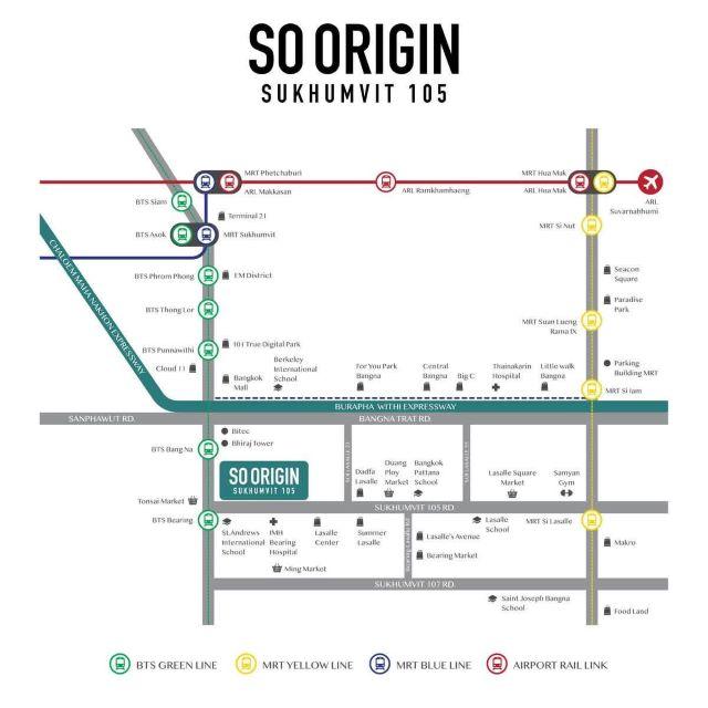 CM04469 ขายดาวน์ ขาดทุน คอนโด โซ ออริจิ้น สุขุมวิท 105 So Origin Sukhumvit 105 11