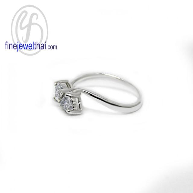 Finejewelthai แหวนเงินแท้ แหวนเพชรCZ เพชรสังเคราะห์ - R1159cz 2