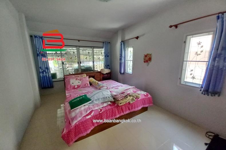 บ้านเดี่ยว 1 ชั้น หมู่บ้าน นันทวัน 10 เนื้อที่ 34.9 ตรว. (ซอยเลียบวารี 37) ถนนเลียบวารี แขวงโคกแฝด เขตหนองจอก กรุงเทพฯ 10