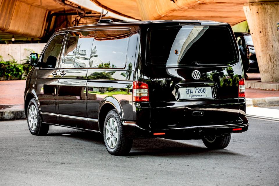 Volk Caravelle 2.0 TDI ดีเซล ปี 2010 สีดำ สวยสภาพดี 7