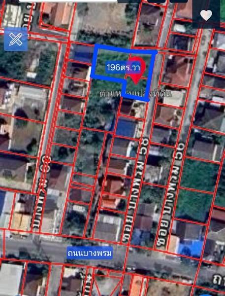 ขายที่ดินเปล่า ซอยบางพรม 58 ย่านราชพฤกษ์ เนื้อที่ 196 ตรว ขนาดที่ดินกำลังดี ราคาคุ้มค่า มีความเป็นส่วนตัว - ghd000809 8